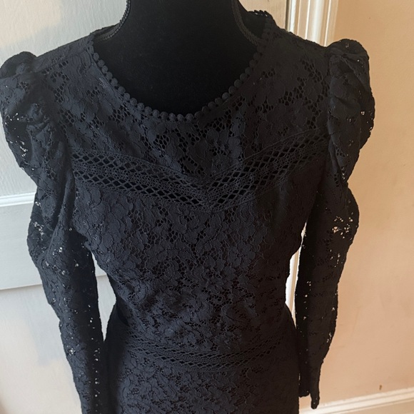 Express Women’s Black Lace Dress Size Small NWT - Picture 12 of 16